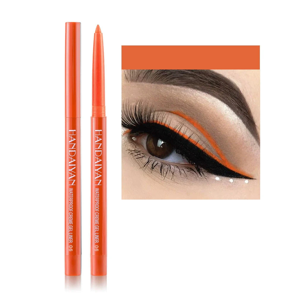 15-Color Waterproof Shimmer Eyeliner