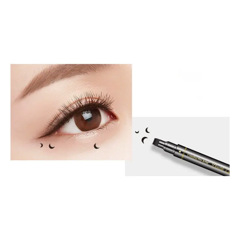 Dual-Ended Stamp Waterproof Eyeliner