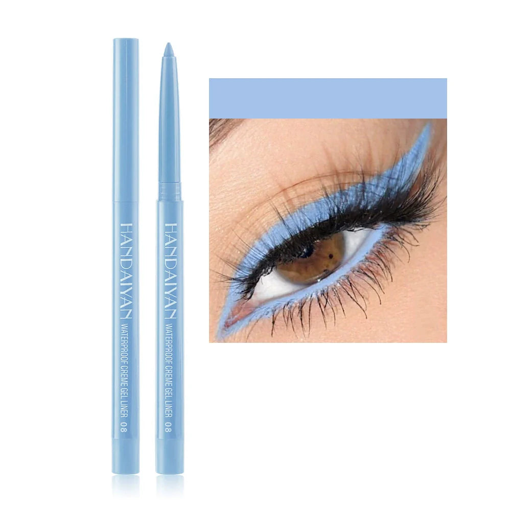 15-Color Waterproof Shimmer Eyeliner