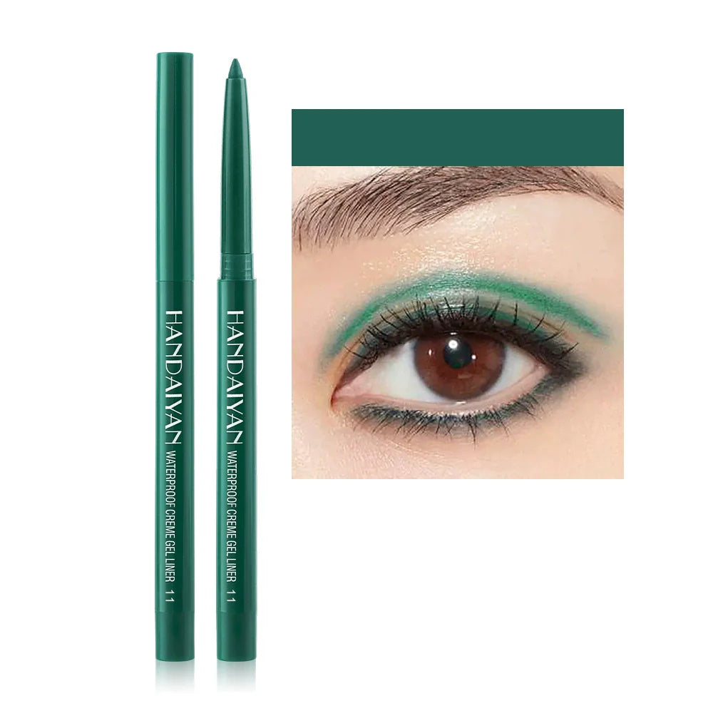15-Color Waterproof Shimmer Eyeliner