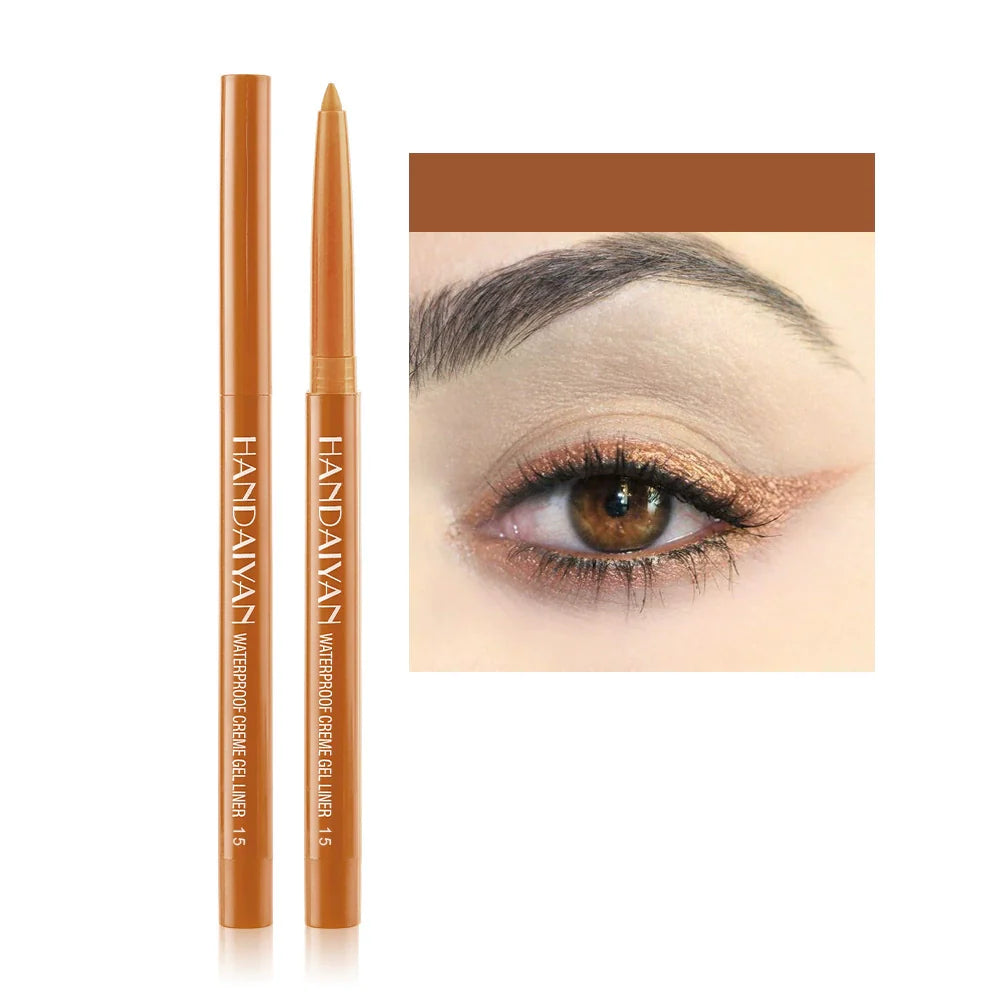 15-Color Waterproof Shimmer Eyeliner