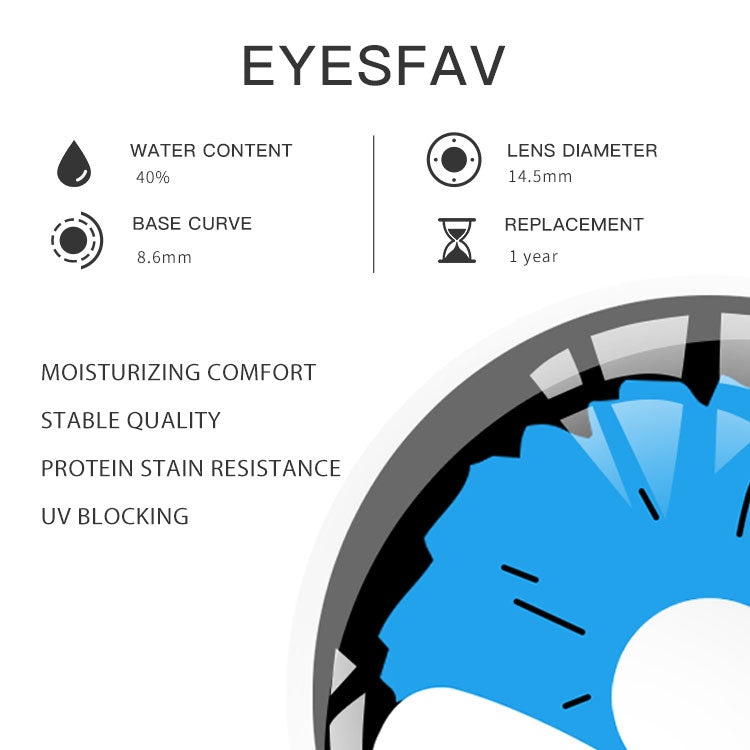 Sunlit Floral Eclipse Blue | 1 Year