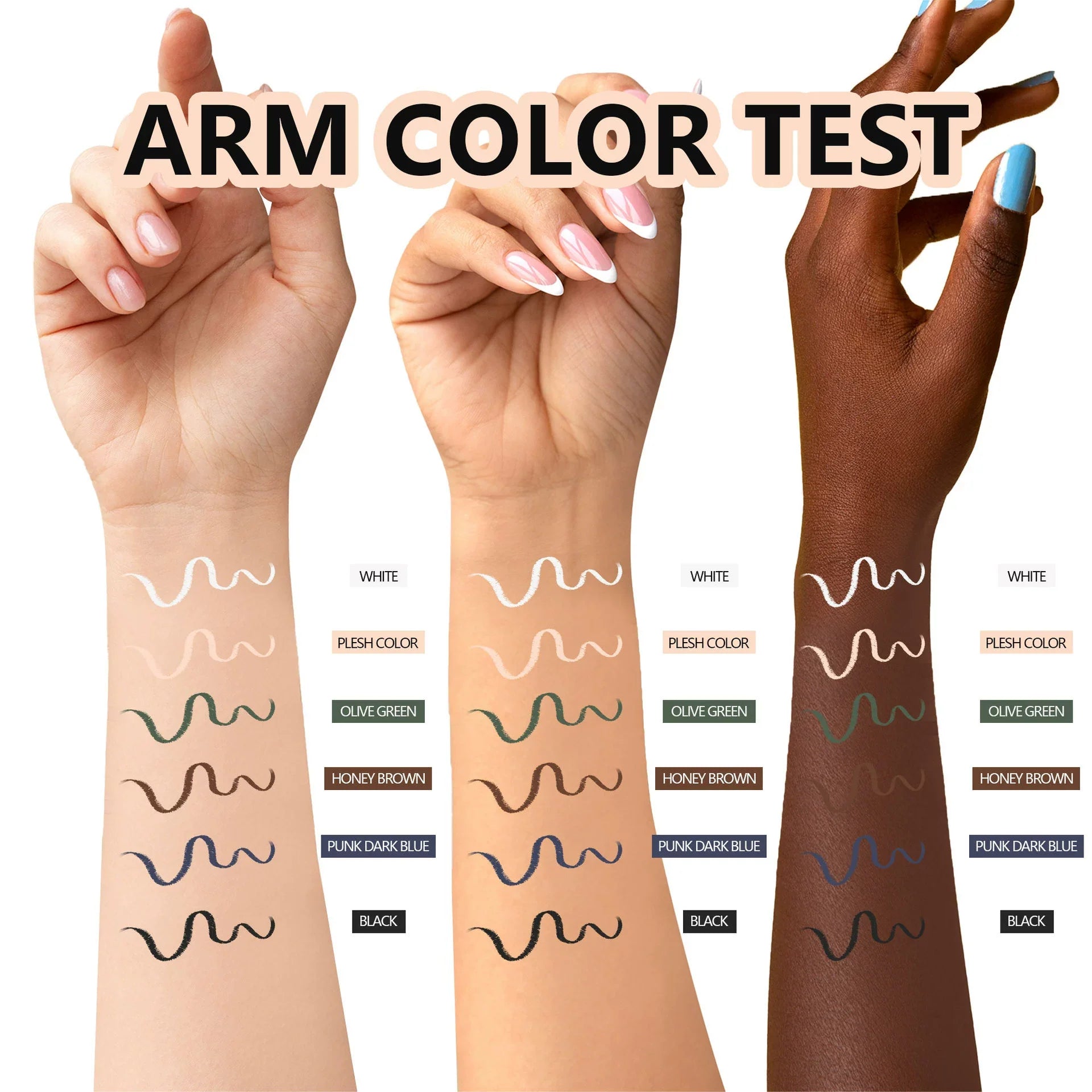 Classic Color Wooden Waterproof Eyeliner Pencil