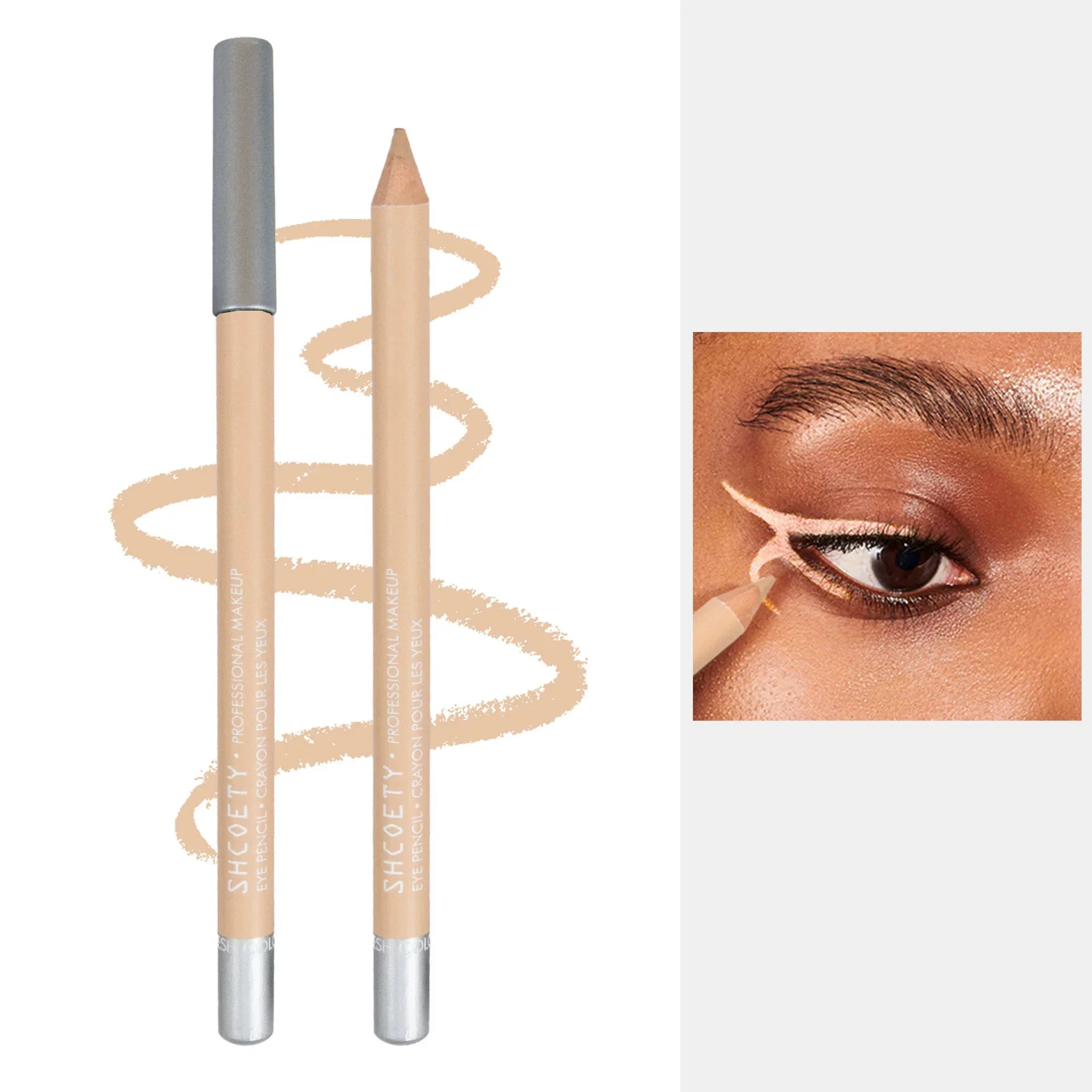 Classic Color Wooden Waterproof Eyeliner Pencil
