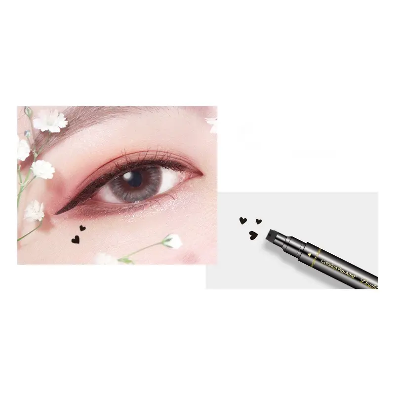Dual-Ended Stamp Waterproof Eyeliner