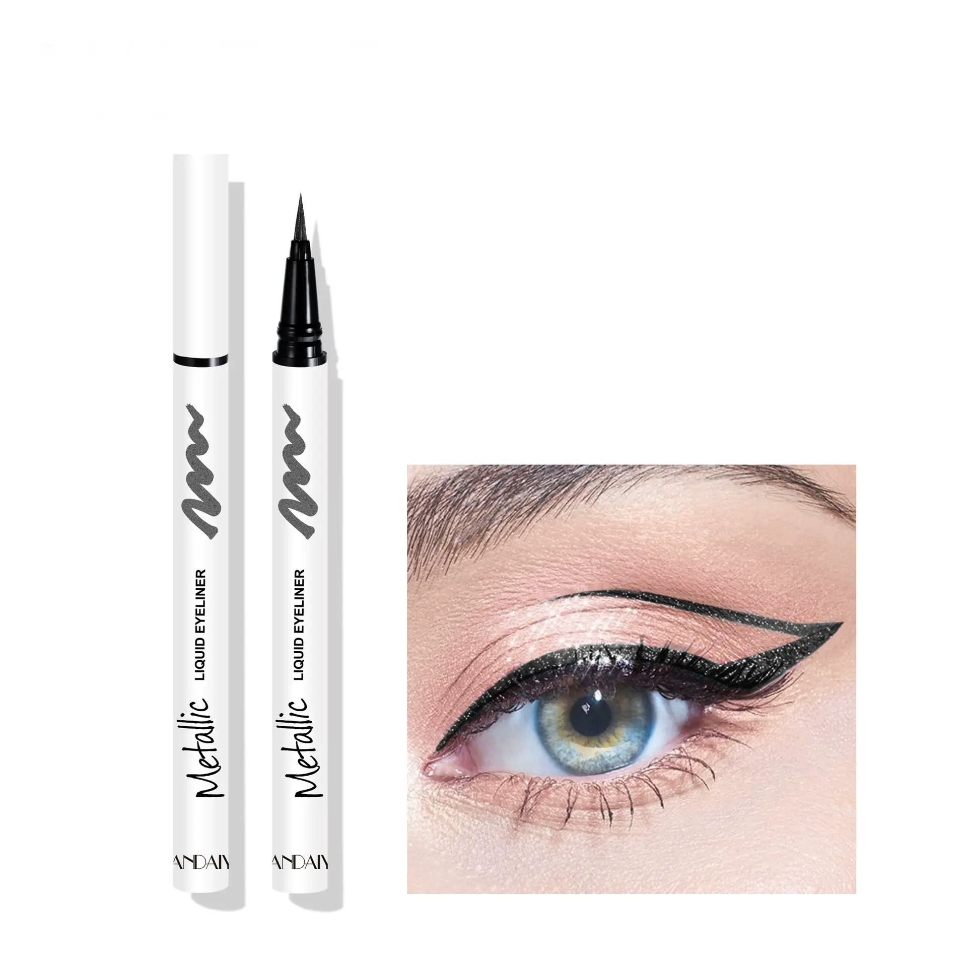 6-Color Waterproof Shimmer Eyeliner Pencil