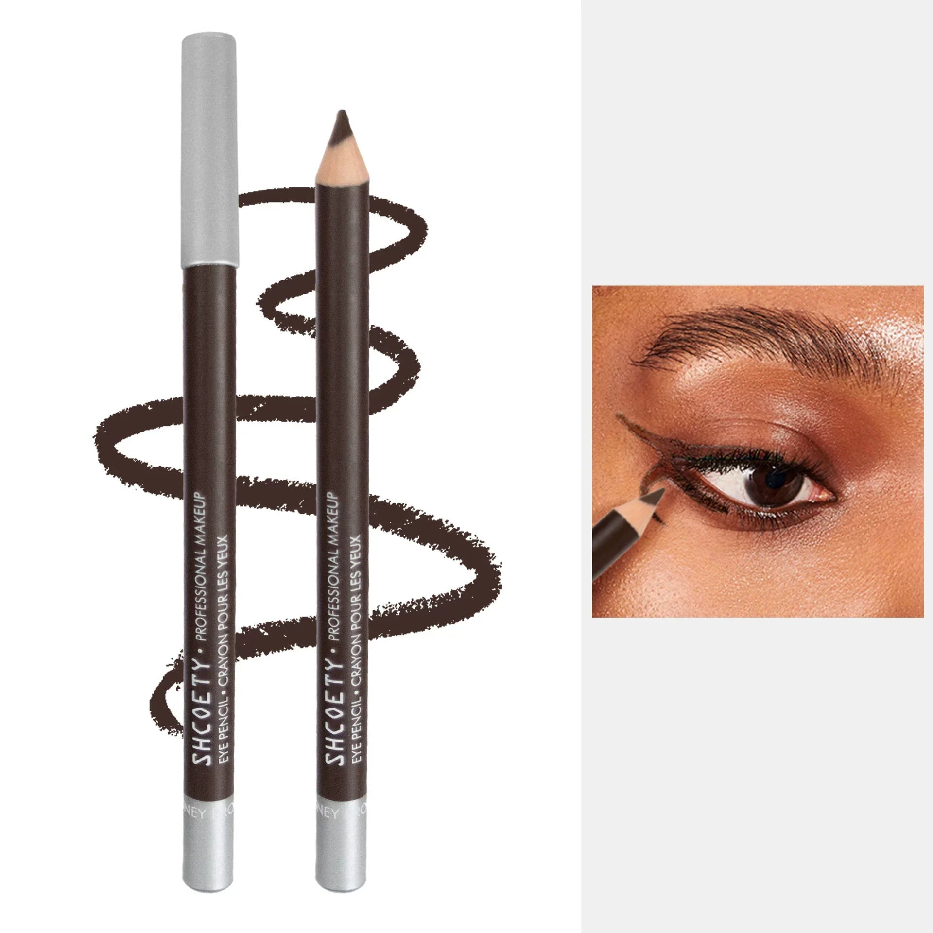 Classic Color Wooden Waterproof Eyeliner Pencil