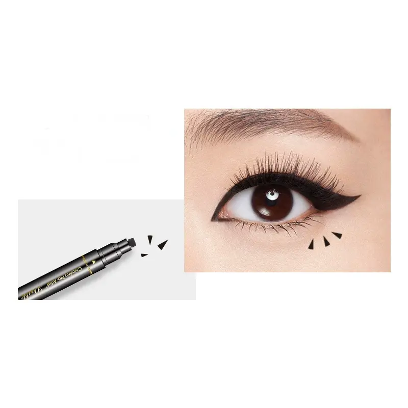 Dual-Ended Stamp Waterproof Eyeliner