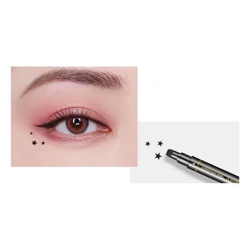 Dual-Ended Stamp Waterproof Eyeliner