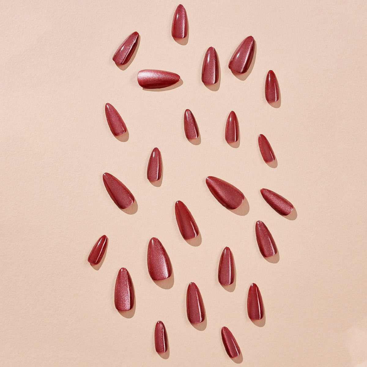 EYESFAV Rosy Gleam Nails