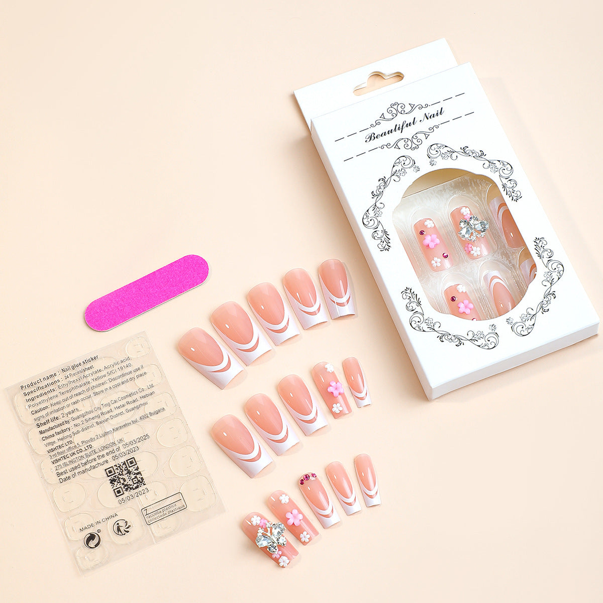 EYESFAV Butterfly Bloom Nails