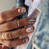 EYESFAV Ceramic Swirl Nails