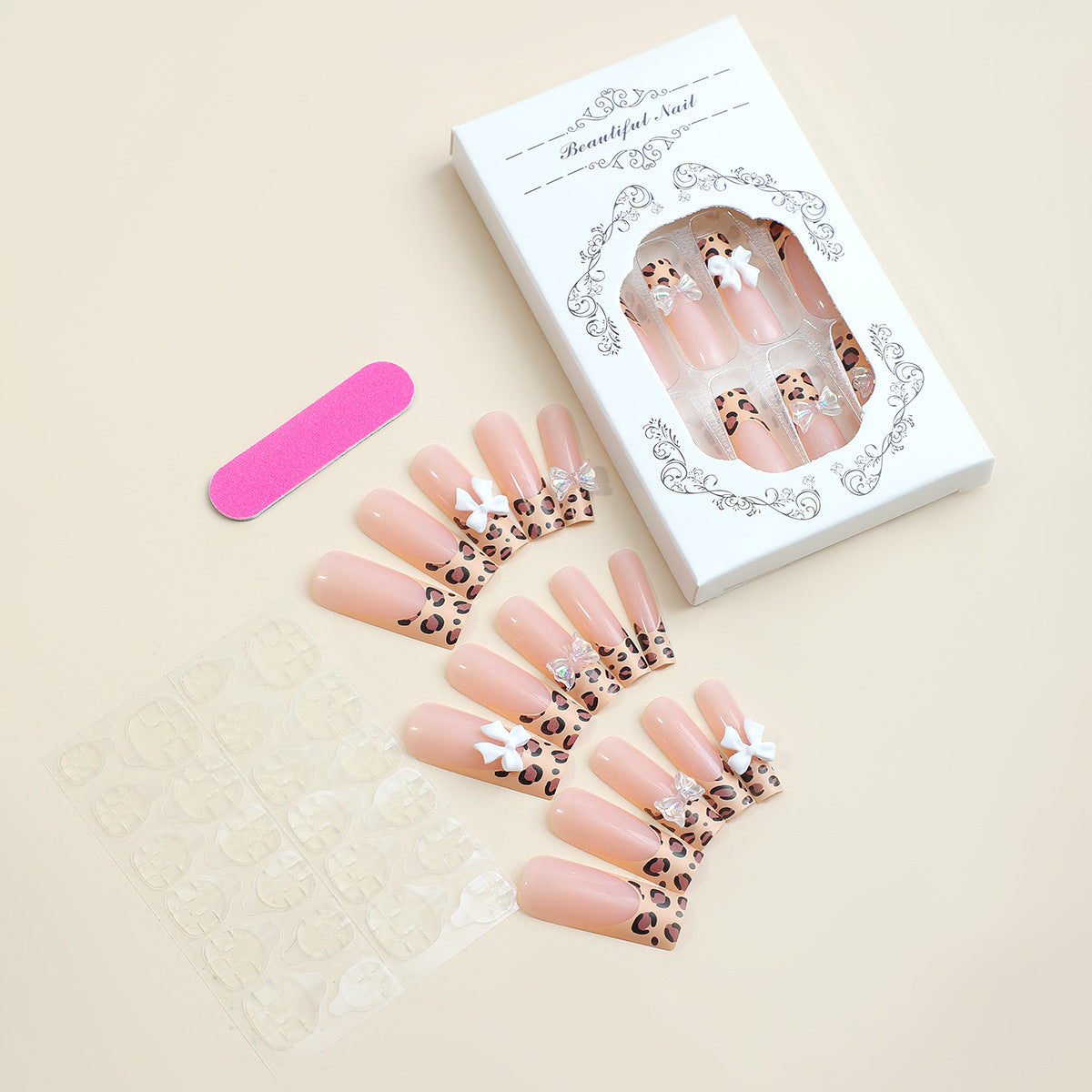 EYESFAV Leopard Luxe Nails