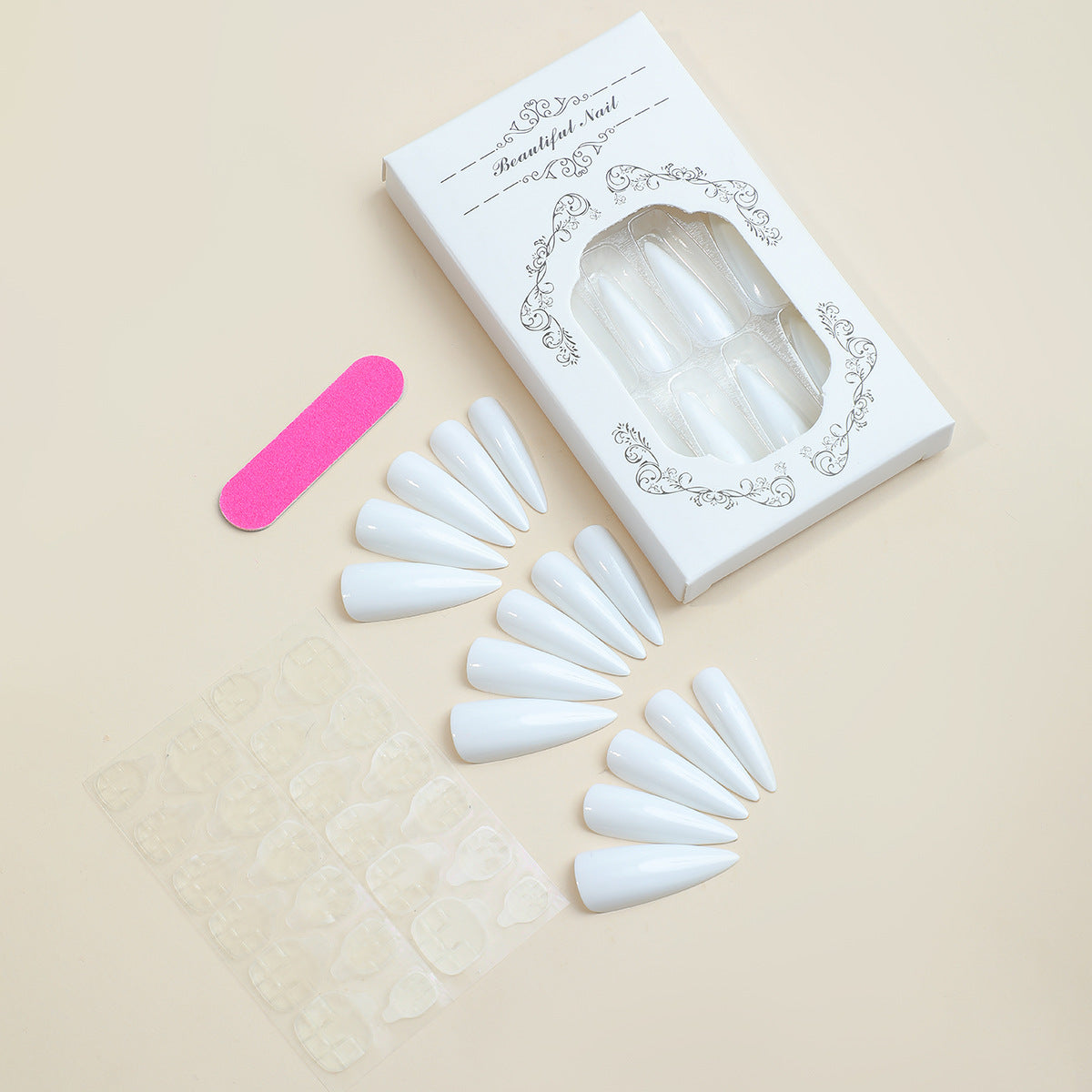 EYESFAV Ivory Blush Nails