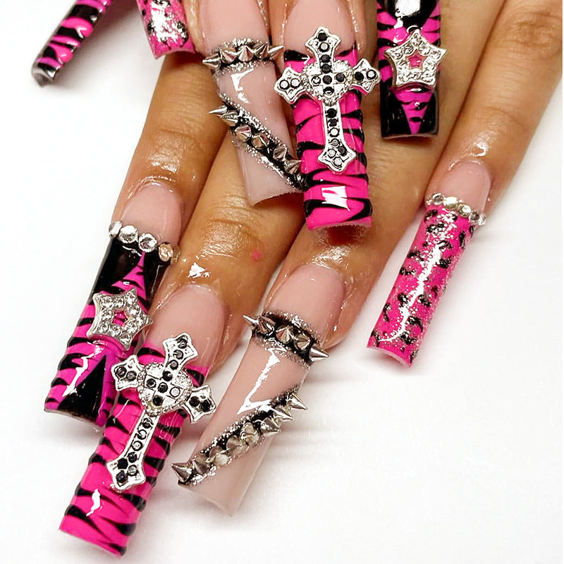 EYESFAV Pink Crusaders Nails