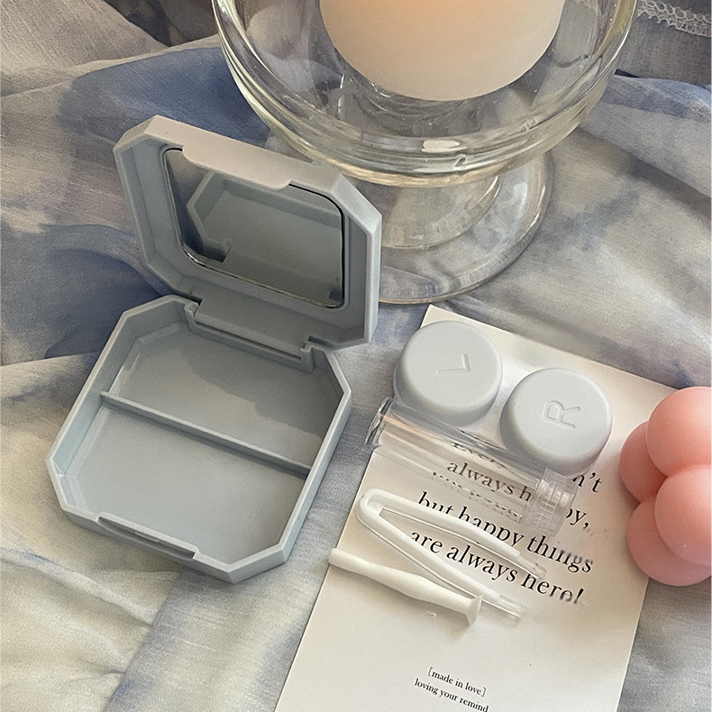 Square Gemstone Lens Case